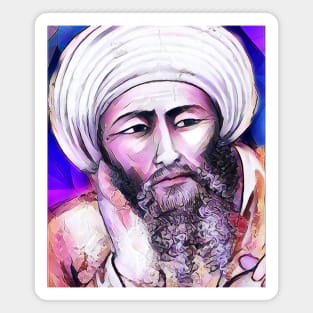 Averroes Pink Portrait | Averroes Artwork 8 Magnet